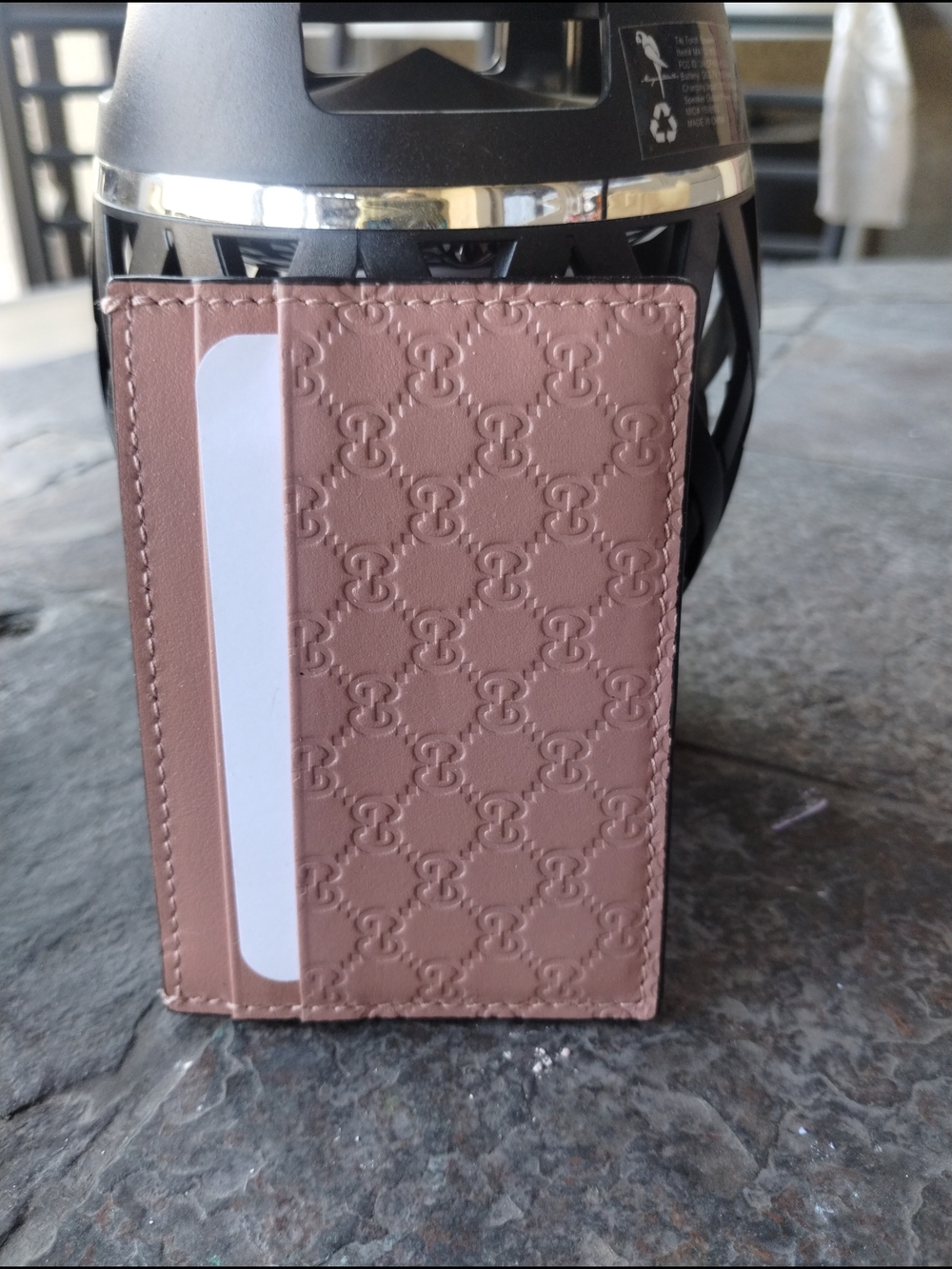 Gucci Embossed Guccissima Cardholder